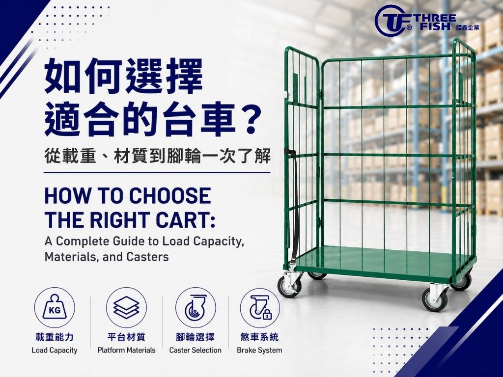 如何選擇適合的台車?從載重、材質到腳輪一次了解